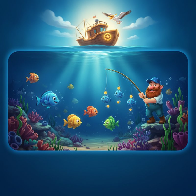 Fishin Frenzy underwater background